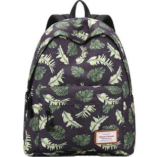 Forever cultivate森系双肩背包女韩版小清新初中生书包女 大学生