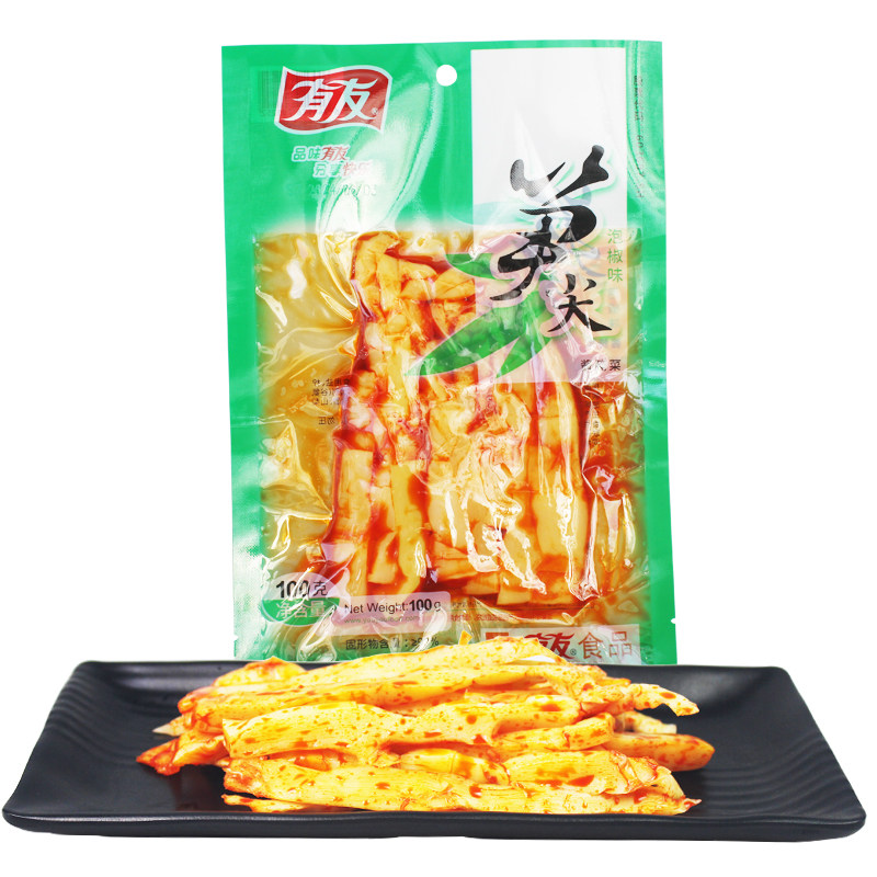 有友笋尖泡椒竹笋子100g
