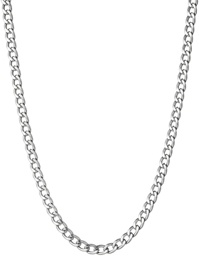 细款嘻哈钛钢古巴项链