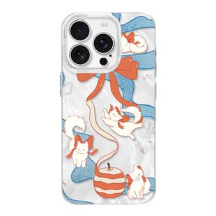 猫天使~丝带苹果蝴蝶结适用iPhone17/16promax手机壳红米K70羽纱vivos18华为mete70磁吸小米13/15pro一加ACE3