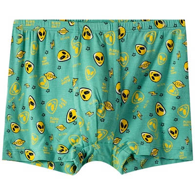 舒雅莫代尔男童印花平角裤