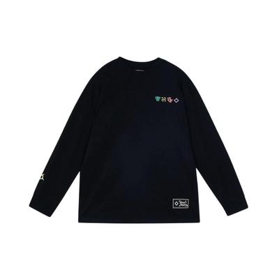 准者斗法男子刺绣潮流长袖上衣