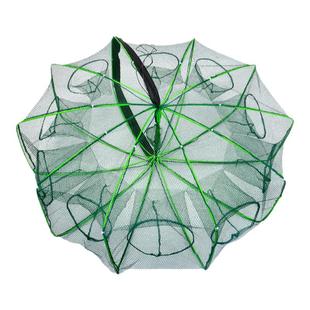 虾笼地网渔网捕鱼笼抓泥鳅黄鳝螃蟹笼折叠扑鱼网只进不出捕鱼工具