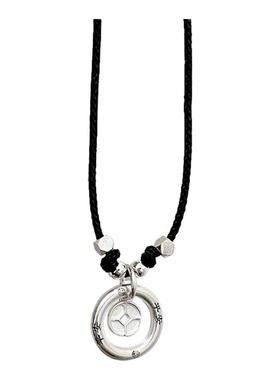 平安聚财925纯银平安扣镶嵌钱币