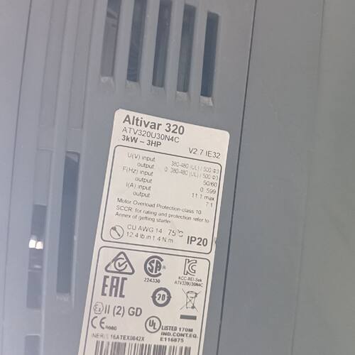议价变频器 ATV320U30N4C，3KW，380V三相