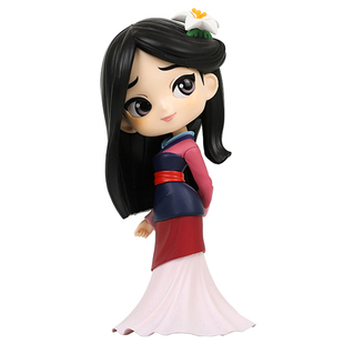 正版万代眼镜厂Qposket迪士尼公主花木兰 手办景品 摆件 女孩礼物