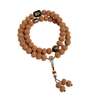 老树王小金刚菩提子手串五瓣满肉原籽佛念珠手持天珠配饰文玩珠串