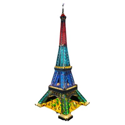 适用乐-高铁塔埃菲尔灯饰展示盒