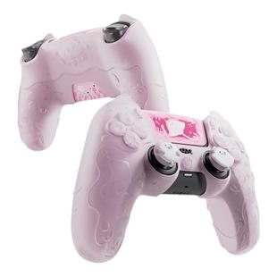 PlayVital派唯酱新品海洋生物半透明适用于PS5游戏手柄套硅胶防滑
