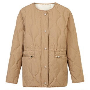 【轻羽45°云】朗姿霍尔多巴吉90白鹅绒通勤羽绒服2025年冬季新款