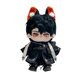 原创棉花娃娃20cm神父娃衣无属性暗黑风时尚礼服华丽玩偶衣服套装