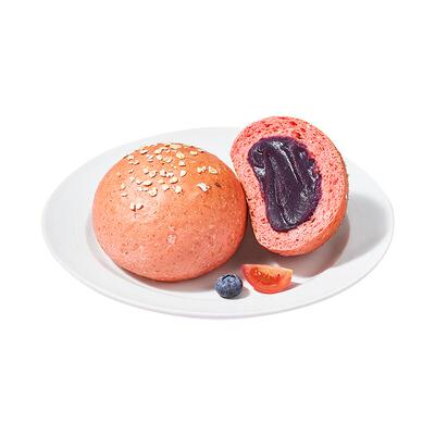 零添加蔗糖低脂全麦抗饿软欧包