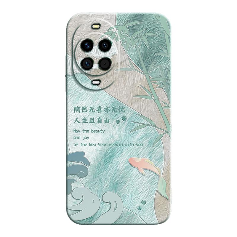 温暖寄语适用华为Nova14手机壳Nove14Pro新款Ultra油画艺术保护套navo硅胶全包防摔小清新n0va男女u软外壳por