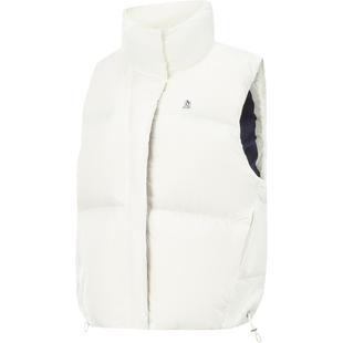 李宁火锅羽绒马甲丨女冬季新款泡芙鹅绒立领轻薄背心外套运动上衣