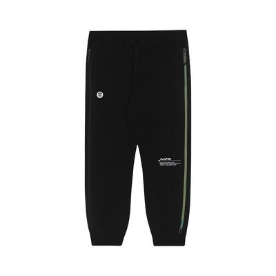 aape猿人徽章侧边反光卫裤