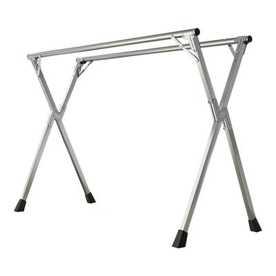 折叠晾衣架落地室内家用阳台卧室不锈钢室外伸凉缩杆式晒被子神器