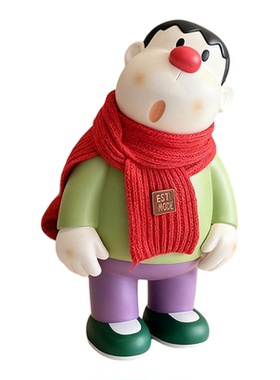 【治愈系神器】歪头胖虎大号摆件