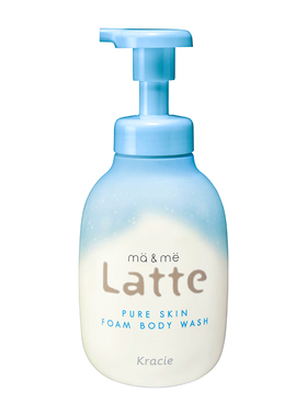 日本肌美精latte沐浴露弱酸性