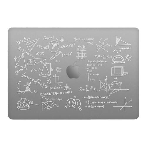 VISION数学公式透彩壳适用苹果macbookpro保护壳2023款14寸macbook套air13笔记本mac电脑轻薄13.3透明保护套