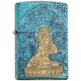 zippo正品打火机 白度母青铜时代官方旗舰店防风煤油送男朋友礼物