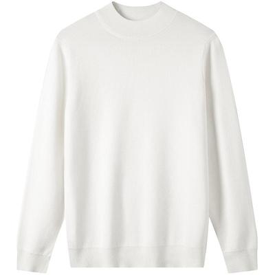 半高领毛衣男基础百搭中领