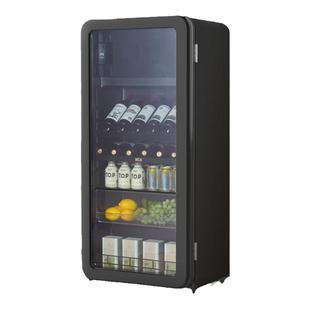 HCK哈士奇红酒柜冰吧恒温恒湿柜家用茶叶嵌入式客厅超薄小型冰箱