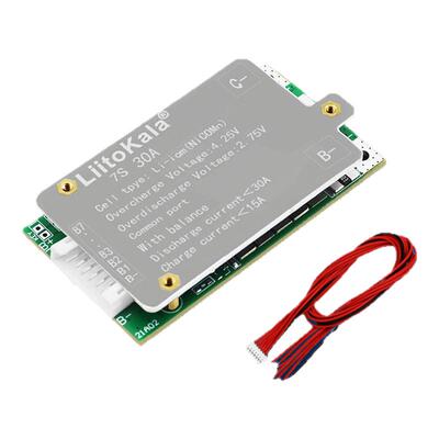 liitokala 锂电池保护板 自动均衡6S-25.2V30A(Li-ion)动力保护板