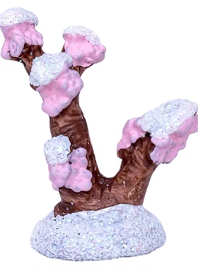 微景国风江南雪景沙盘亭桥门假山