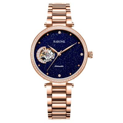 Rarone雷诺满天星自动机械女表