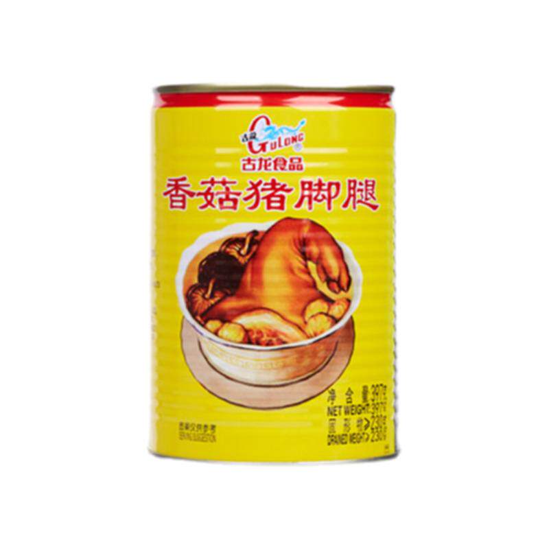 古龙香菇猪脚卤味酱肘子肉罐头