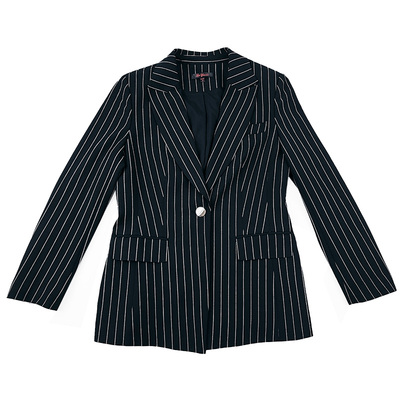 柏媛2022年早春新款黑白通勤面试