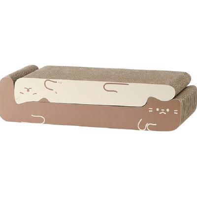 福丸双面拼色可折叠猫抓板