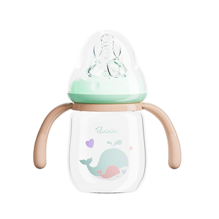 宝德奶瓶玻璃新生婴儿宽口径PPSU宝宝防摔防爆防胀气硅胶奶嘴正品