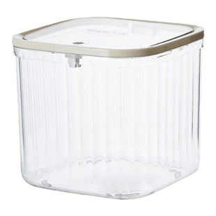 可爱小萌粒收纳盒透明diy迷你食玩盲盒积分卡罐子桌面摆件展示架