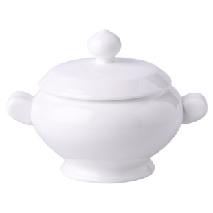 白色陶瓷炖盅保温翅盅燕窝盅甜品盅海参汤盅带盖酒店饭店月子会所