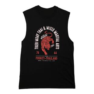 MMA搏击格斗无袖背心UFC速干老虎训练T恤泰拳击服健身衣运动比赛