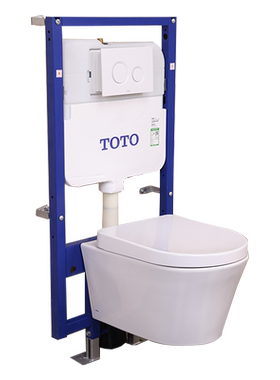 TOTO壁挂马桶CW553RB挂墙坐便器