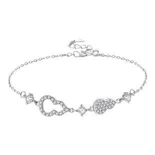 「金财葫芦宝」999纯银手链女轻奢小众设计高级感锁骨链生日礼物