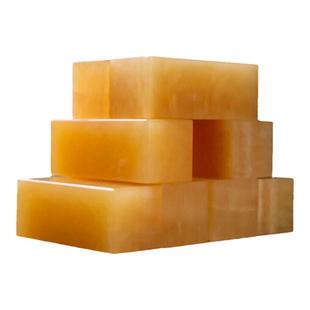 天然米黄玉原石四方块长方体印章摆件书法篆刻玉玺玉石章金砖摆放