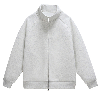 重磅500g克新款春秋加绒加厚连帽卫衣开衫外套男女上衣情侣装