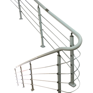 楼梯扶手护栏栏杆家用简约现代室内围栏实木PVC阳台别墅复式立柱