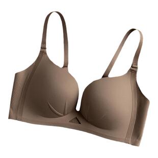 趣安芬文胸出口日本轻木棉收副乳防下垂调整型内衣女小胸聚拢显大