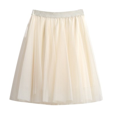 C位显瘦！仙女网纱短裙半身裙