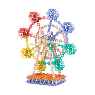 儿童雪花片彩色加厚大号积木益智玩具幼儿园宝宝男孩女孩拼插片