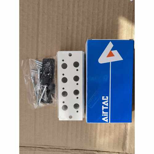 在线议价AirTAC/亚德客汇流板底座3V100M4F，保全新原装正