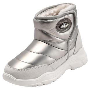 回力儿童雪地靴2025冬季男童鞋加绒加厚女童鞋中筒靴学生大棉鞋子