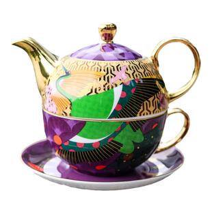 【斯达高】1983联名款文官骨瓷英式下午茶具单人子母壶套装茶具