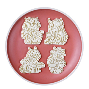 明日方舟卡通饼干模具龙泡泡黍年余夕二次元游戏周边曲奇烘焙工具