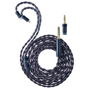 扬仕原神 0.78水月雨竹2无氧铜镀银平衡耳机升级线材DIY线材aira2