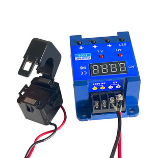 智能电流数显表上下限堵机报警 延时开关控制器 感应电流控制开关